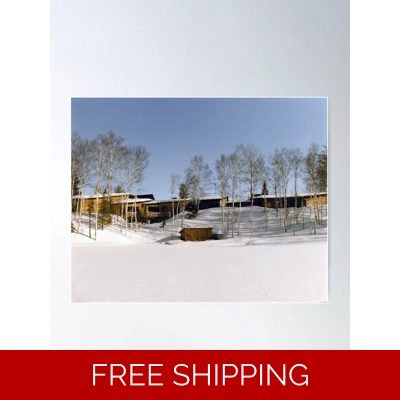 Le Studio Poster Building Lake Perry Winter